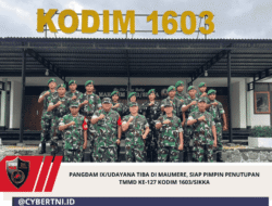 Pangdam IX/Udayana Tiba di Maumere, Siap Pimpin Penutupan TMMD ke-127 Kodim 1603/Sikka