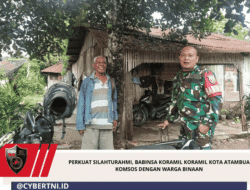 Perkuat Silahturahmi, Babinsa Koramil Koramil Kota Atambua Komsos Dengan Warga Binaan
