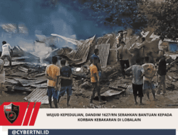 Wujud Kepedulian, Dandim 1627/RN Serahkan Bantuan Kepada Korban Kebakaran Di Lobalain