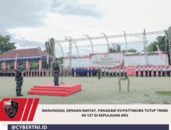 Manunggal dengan Rakyat, Pangdam XV/Pattimura Tutup TMMD ke-127 di Kepulauan Aru