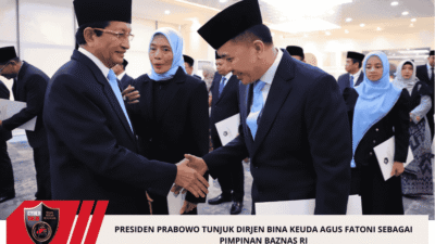 Presiden Prabowo Tunjuk Dirjen Bina Keuda Agus Fatoni sebagai Pimpinan BAZNAS RI