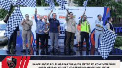 Kakorlantas Polri Melepas Tim Mudik Metro TV, Komitmen Polri Kawal Operasi Ketupat 2026 Berjalan Aman dan Lancar