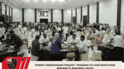 Pererat Kebersamaan Prajurit, Pangdam XIV /Hsn Buka Puasa Bersama di Makorem 143/HO