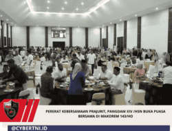 Pererat Kebersamaan Prajurit, Pangdam XIV /Hsn Buka Puasa Bersama di Makorem 143/HO