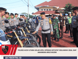 Polres Aceh Utara Gelar Apel Operasi Ketupat Seulawah 2026, Siap Amankan Arus Mudik
