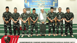 Danmenbanpur 2 Marinir Hadiri Peringatan Nuzulul Qur’an 1447 H