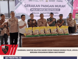 Danramil Siantar Selatan Hadiri Zoom Pangan Murah Polri, Upaya Bersama Ringankan Beban Masyarakat