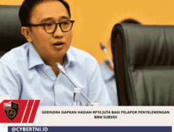 Gerindra Siapkan Hadiah Rp10 Juta bagi Pelapor Penyelewengan BBM Subsidi