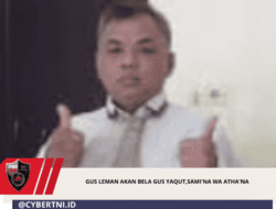 Gus Leman Akan Bela Gus Yaqut,Sami’na Wa Atha’na