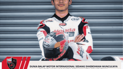 Dunia Balap Motor Internasional Sedang Dihebohkan Munculnya Talenta Muda Indonesia Bernama Veda Ega Pratama