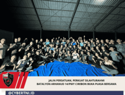 Jalin Persatuan, Perkuat Silahturahmi Batalyon Arhanud 14/PWY Cirebon Buka Puasa Bersama