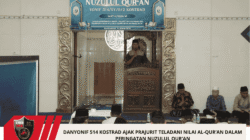 Danyonif 514 Kostrad Ajak Prajurit Teladani Nilai Al-Qur’an Dalam Peringatan Nuzulul Qur’an