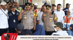 Kapolda Jatim Cek Pos Terpadu dan Pos Pam di Surabaya Pastikan Layanan Mudik Berjalan Optimal