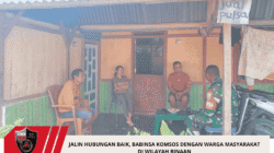Jalin Hubungan Baik, Babinsa Komsos Dengan Warga Masyarakat Di Wilayah Binaan