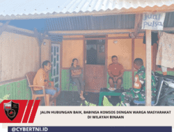 Jalin Hubungan Baik, Babinsa Komsos Dengan Warga Masyarakat Di Wilayah Binaan