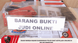Enam Warga Ngawi Diamankan Polisi Saat Asyik Judi Online di Bulan Ramadan