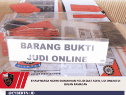 Enam Warga Ngawi Diamankan Polisi Saat Asyik Judi Online di Bulan Ramadan