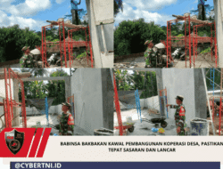 Babinsa Bakbakan Kawal Pembangunan Koperasi Desa, Pastikan Tepat Sasaran dan Lancar