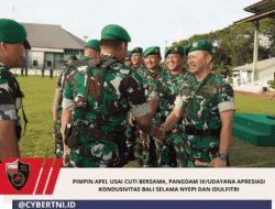 Pimpin Apel Usai Cuti Bersama, Pangdam IX/Udayana Apresiasi Kondusivitas Bali Selama Nyepi dan Idulfitri