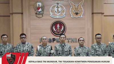 Kepala BAIS TNI Mundur, TNI Tegaskan Komitmen Penegakan Hukum dan Pembenahan Internal