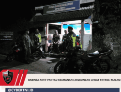 BABINSA AKTIF PANTAU KEAMANAN LINGKUNGAN LEWAT PATROLI MALAM