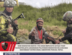 Demi Kesehatan Rakyat, Pos Sinak BNPB Kotis Satgas Yonif 142/Ksatria Jaya Laksanakan Pelayanan Kesehatan Keliling bagi Masyarakat Distrik Sinak, Kabupaten Puncak, Papua yg