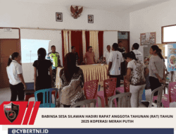 Babinsa Sesa Silawan Hadiri Rapat Anggota Tahunan (RAT) Tahun 2025 Koperasi Merah Putih