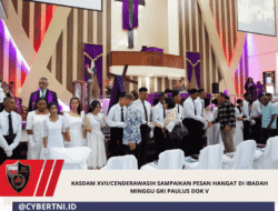 Kasdam XVII/Cenderawasih Sampaikan Pesan Hangat di Ibadah Minggu GKI Paulus Dok V