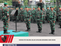Kodim 0721/Blora Gelar Upacara Bendera Hari Senin