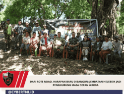 Dari Rote Ndao, Harapan Baru Dibangun: Jembatan Helebeik Jadi Penghubung Masa Depan Warga