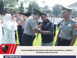 Polres Jombang GelarApel Pagi dan Halalbihalal, Perkuat Soliditas Pasca Idulfitri