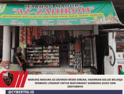 WARUNG MADURA AZ-ZAHIROH RESMI DIBUKA, HADIRKAN SOLUSI BELANJA SEMBAKO LENGKAP UNTUK MASYARAKAT GAMBANG GUDO DAN SEKITARNYA