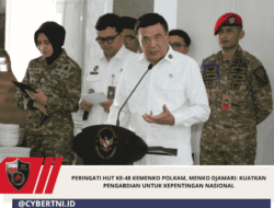 Peringati HUT ke-48 Kemenko Polkam, Menko Djamari: Kuatkan Pengabdian untuk Kepentingan Nasional