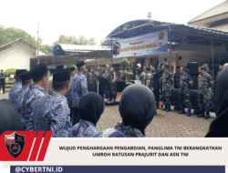 Wujud Penghargaan Pengabdian, Panglima TNI Berangkatkan Umroh Ratusan Prajurit dan ASN TNI