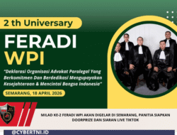 Milad ke-2 FERADI WPI Akan Digelar di Semarang, Panitia Siapkan Doorprize dan Siaran Live TikTok