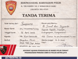 Advokat Ajukan Pengaduan ke Mabes Polri Terkait Penanganan Perkara Siber di Polda Metro Jaya