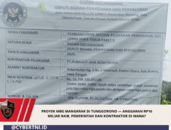 PROYEK MBG MANGKRAK DI TUNGGORONO — ANGGARAN Rp16 MILIAR RAIB, PEMERINTAH DAN KONTRAKTOR DI MANA?
