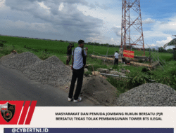 Masyarakat dan Pemuda Jombang Rukun Bersatu (PJR BERSATU) Tegas Tolak Pembangunan Tower BTS Ilegal