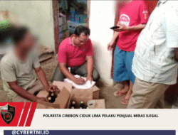 Polresta Cirebon Ciduk Lima Pelaku Penjual Miras Ilegal
