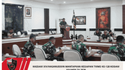 Kasdam XIV/Hasanuddin Mantapkan Kesiapan TMMD ke-128 Kodam XIV/Hsn TA 2026