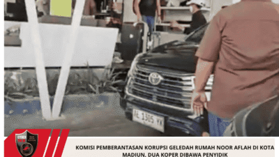 Komisi Pemberantasan Korupsi Geledah Rumah Noor Aflah di Kota Madiun, Dua Koper Dibawa Penyidik