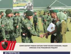 Korps Raport Pindah Satuan Yonif 503/Mayangkara, Wujud Apresiasi Atas Pengabdian Prajurit