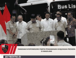 Pangdam IV/Diponegoro pimpin Pengamanan Kunjungan Presiden di Magelang