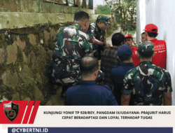 Kunjungi Yonif TP 928/BSY, Pangdam IX/Udayana: Prajurit Harus Cepat Beradaptasi dan Loyal Terhadap Tugas