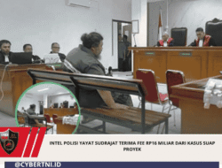 Intel Polisi Yayat Sudrajat Terima Fee Rp16 Miliar dari Kasus Suap Proyek