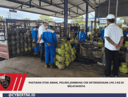 Pastikan Stok Aman, Polres Jombang Cek Ketersediaan LPG 3 Kg di Wilayahnya