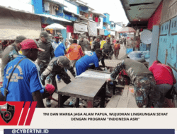 TNI dan Warga Jaga Alam Papua, Wujudkan Lingkungan Sehat dengan Program “Indonesia Asri”