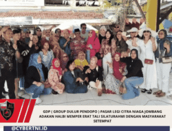 GDP ( GROUP DULUR PENDOPO ) PASAR LEGI CITRA NIAGA JOMBANG ADAKAN HALBI MEMPER ERAT TALI SILATURAHMI DENGAN MASYARAKAT SETEMPAT