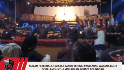 Malam Perkenalan Wisata Banyu Bening, Pagelaran Wayang Kulit Semalam Suntuk Meriahkan Sumber Beji Ngoro