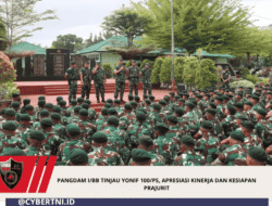 Pangdam I/BB Tinjau Yonif 100/PS, Apresiasi Kinerja dan Kesiapan Prajurit
